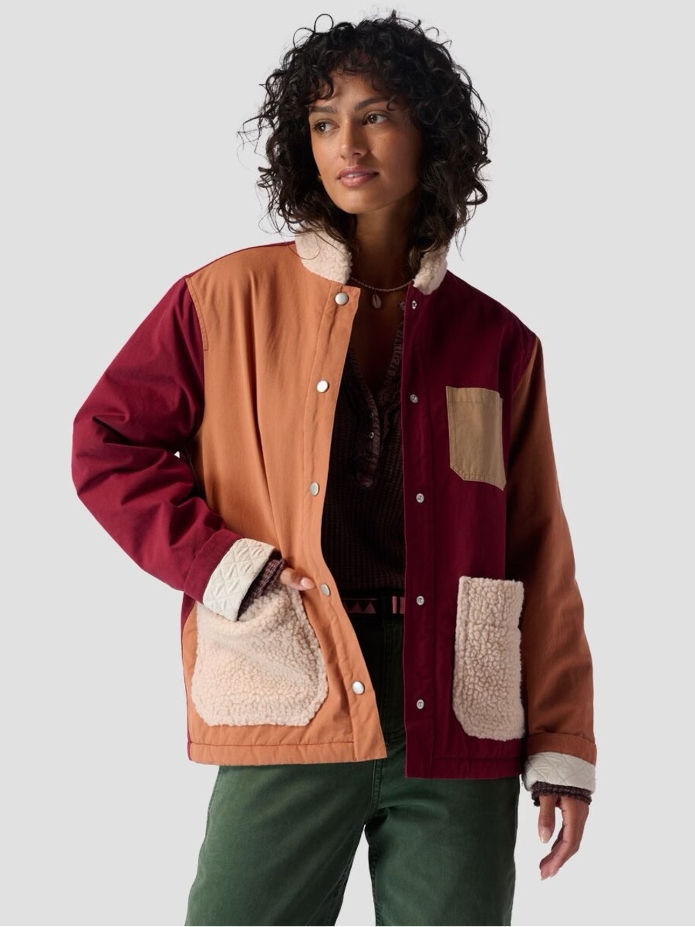 Backcountry Women’s Patchwork Overcoat Size XS